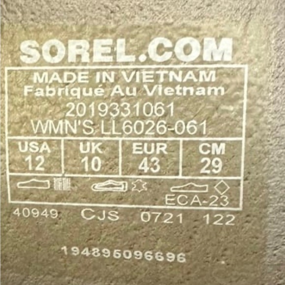 Sorel Roaming Easy Slide Sandal Womens 12 - Picture 6 of 8